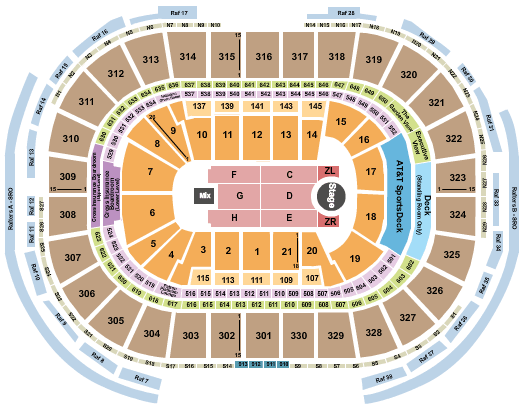 TD Garden Zayn Seating Chart